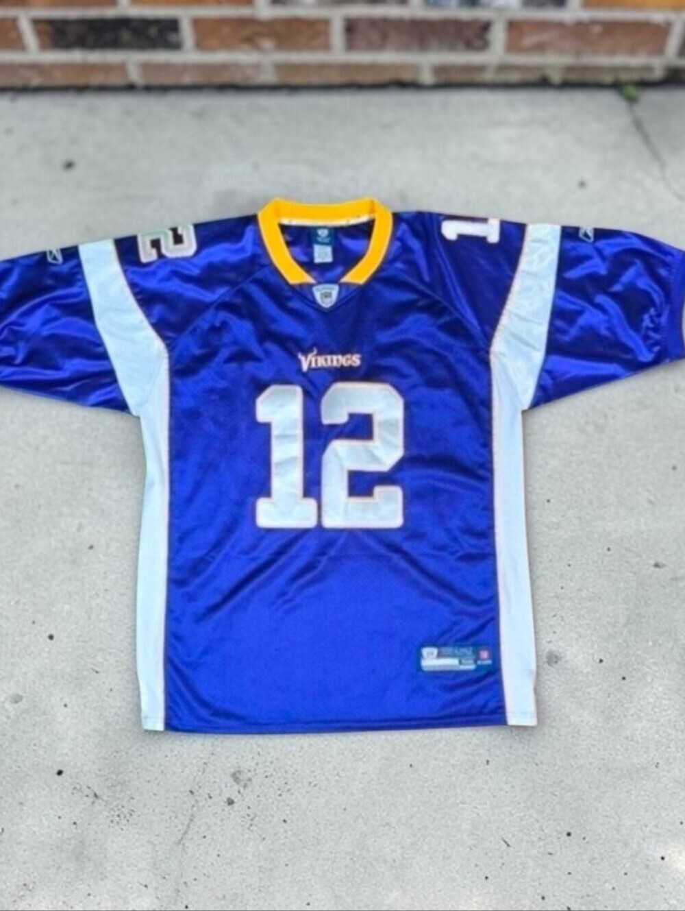 MINNESOTA VIKINGS PERCY HARVIN #12 NFL EQUI. ONFIELD REEBOK UNISEX JERSEY